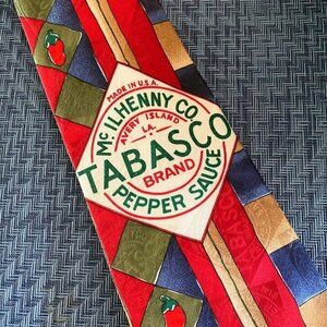 TABASCO McIlhenny Co. Brand Pepper Sauce 100% Silk Tie